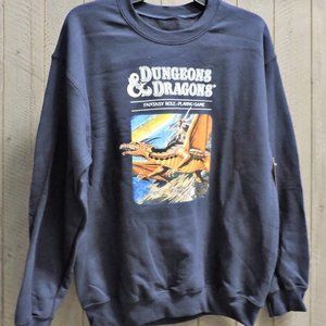 Dungeons & Dragons Men's Navy Sweatshirt Medium NEW
